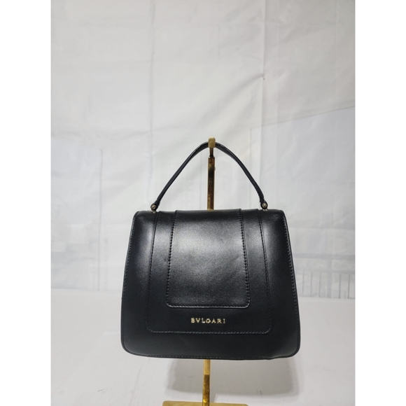 Authentic BVLGARI Serpenti Forever Top Handle Black - Picture 8 of 14